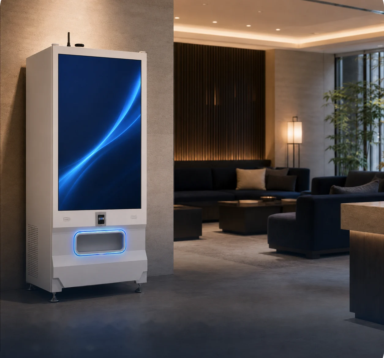 会社説明資料に掲載されたVISIOXのIoT自販機